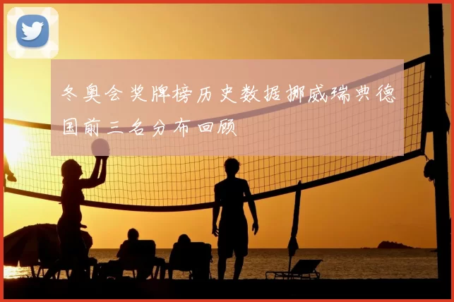 冬奥会奖牌榜历史数据挪威瑞典德国前三名分布回顾